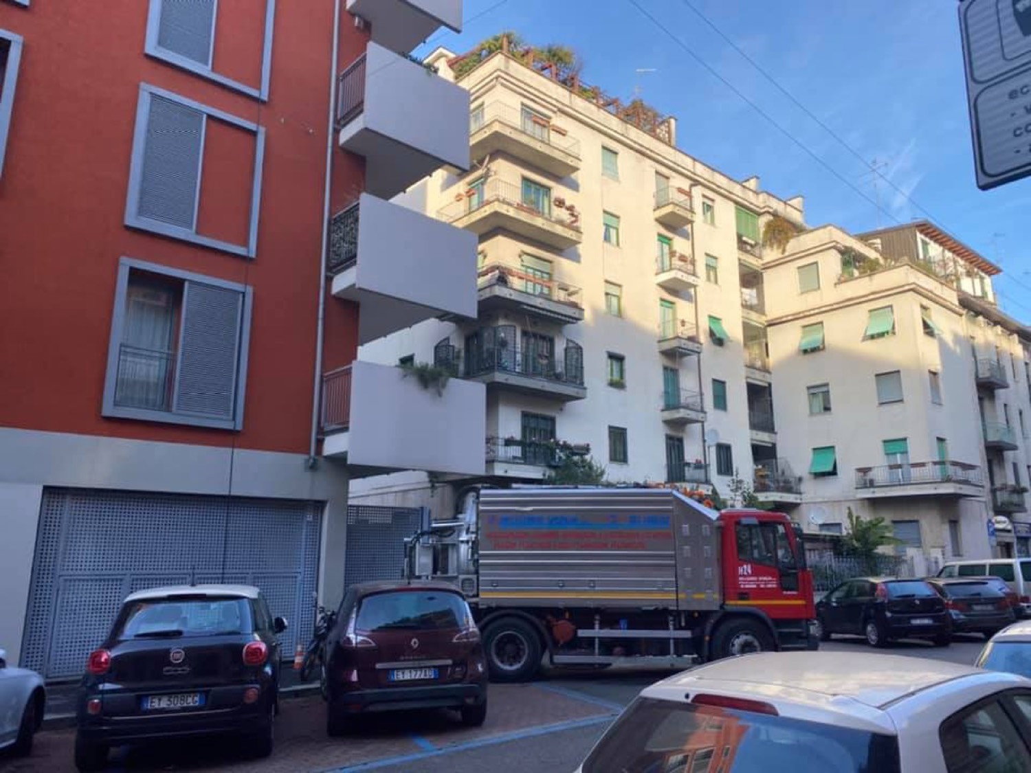 Intervento in zona residenziale